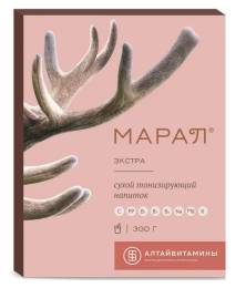Марал напиток сухой тонизирующий с пантогематогеном 300г