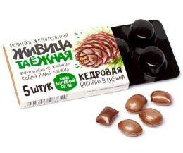 Смолка жевательная Живица таежная кедровая №5