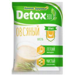 Кисель Detox Bio Diet льняной овсяный 25г