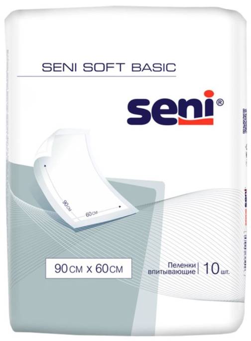 Пеленки Seni Сени Софт Basic 90 на 60 10шт