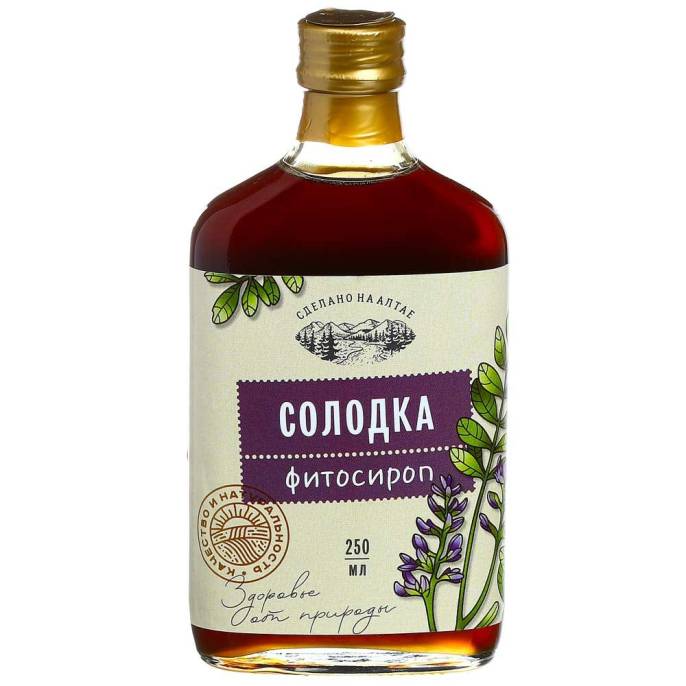 Фитосироп «Солодка», 250 мл.