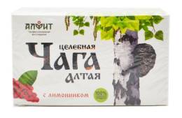 Чага Алтая с лимонником чайный напиток 20 пакетиков по 2г
