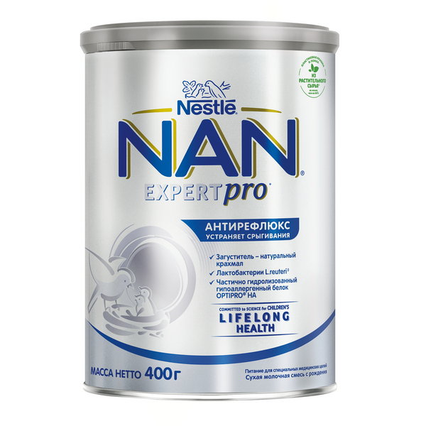 Nestle Смесь НАН Антирефлюкс сухая молочная 400г