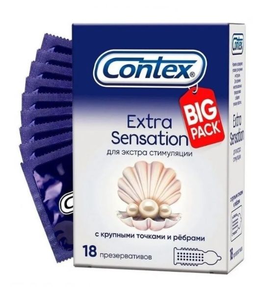 Презерватив КОНТЕКС Contex Extra Sensation №18