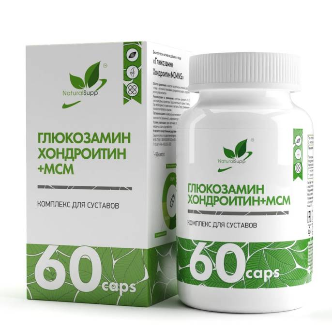 Глюкозамин хондроитин МСМ 60 капсул