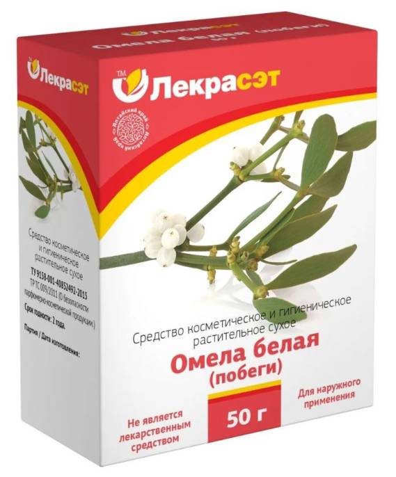 Омела белая косметическое средство Лекра Сэт 50г