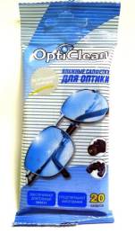 Салфетки влажные Opticlean для оптики 20шт