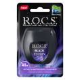 Рокс Зубная нить расширяющаяся Black Edition 40 м