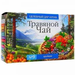 Травяной чай - сбор №9 «Грудной», 20 ф.п.