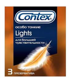 Презервативы Contex Lights особо тонкие 3 шт