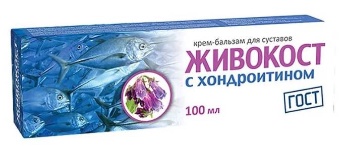ЖИВОКОСТ с Хондроитином крем бальзам для суставов 100мл