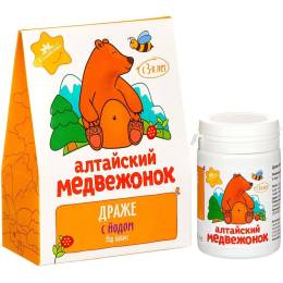 Драже детское «Йод баланс» с йодом и травами, 75 гр.