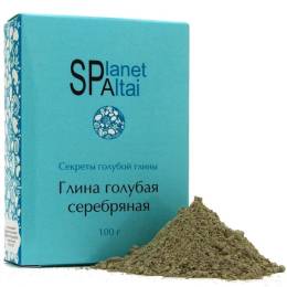 Глина голубая серебряная «Секреты голубой глины»