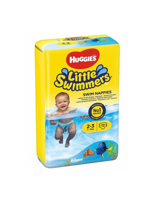 Подгузники Хаггис Little Swimmers для плавания 2 3 12шт