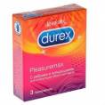 Презервативы Durex Pleasuremax с ребрами и пупырышками 3 шт