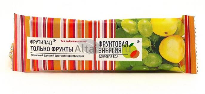 Батончик Фрутилад Только фрукты 30г