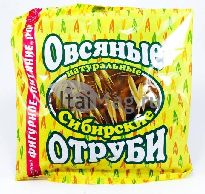 Отруби Овсяные Сибирские натуральные 200 г