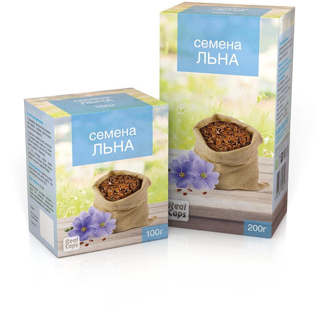 Льна семена Реалкапс 100г