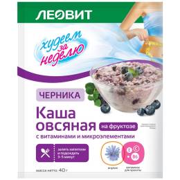 Каша Худеем за неделю овсяная черника с микроэлементами 40г