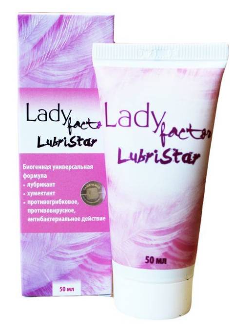 Lady Factor Леди Фактор ЛубриСтар гель лубрикант Сашера Мед 50мл