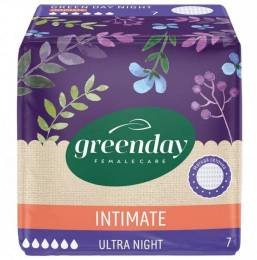 Прокладки GREEN DAY Ultra Night Dry INTIMATE 7шт
