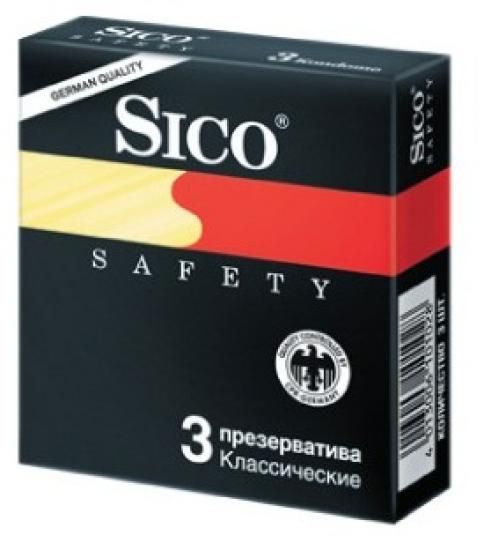 Презервативы Sico Safety классический 3 шт