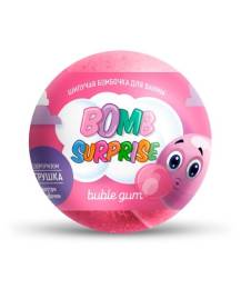 Bomb SURPRISE Шипучая бомбочка с игрушкой Бабл гам 115г