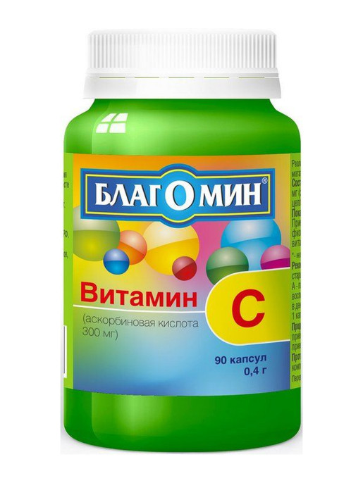 Благомин Витамин С 300мг 90 капсул по 04г