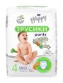 Подгузники Bella Happy ТРУСИКИ Maxi от 8 до 14кг 12шт