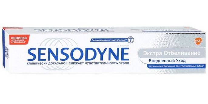 Sensodyne Сенсодин Зубная паста Экстра отбеливание 75мл