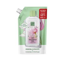 Чистая линия nature plus мицеллярная вода 3в1 роза 400мл
