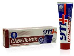 911 Сабельник гель для тела 100 мл