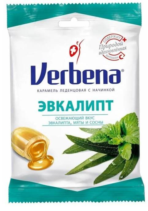 Карамель Вербена эвкалипт 60г