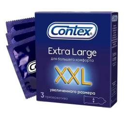 Презервативы Contex Extra Large увеличение размера 3 шт