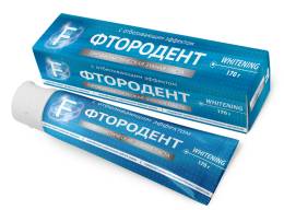 ВИЛСЕН Зубная паста Фтородент F с отбеливающим эффектом 170г