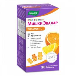 Бэби Формула Мишки Витамин С жевательные пастилки30