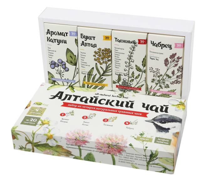 Травяной чай Подарочный набор чая с Алтая 100% натуральный