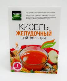 Кисель желудочный нейтральный Леовит 5 пакетиков по 20г