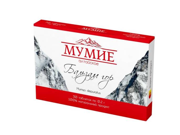 Мумие алтайское Бальзам гор 30 таблеток