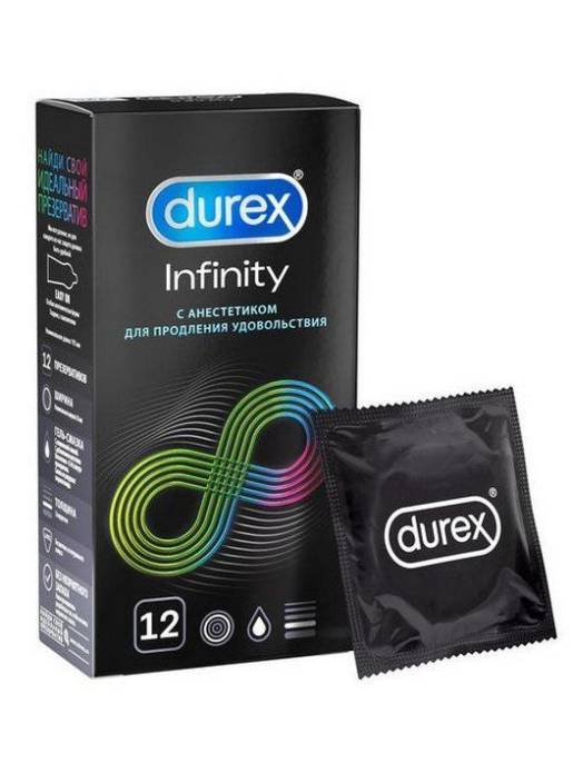 Презервативы Durex Infinity гладкие 12 шт