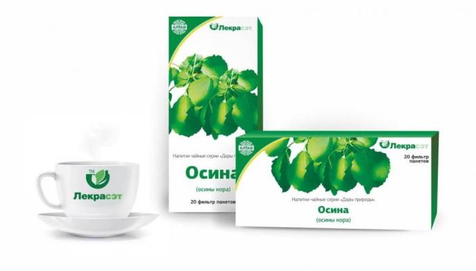 Осина кора Лекра Сэт 20 пакетиков