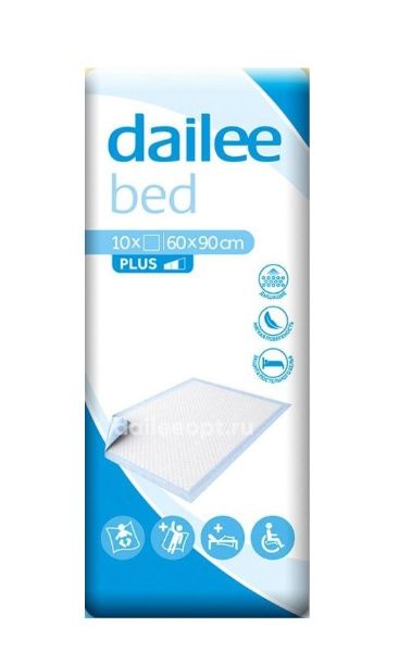 Пеленки впитывающие Dailee 60x90см 10шт
