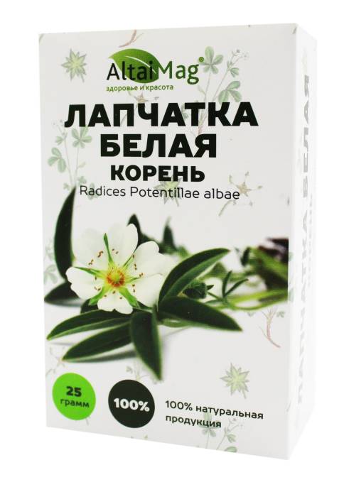 Лапчатка белая корень 25 г /от заболеваний щитовидной железы