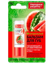Народные рецепты Бальзам для губ Сочный арбуз 45г