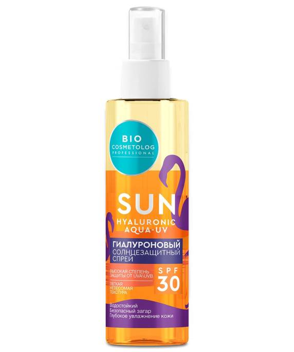 Bio cosmetolog Спрей солнцезащитный гиалурон SPF 30 190мл