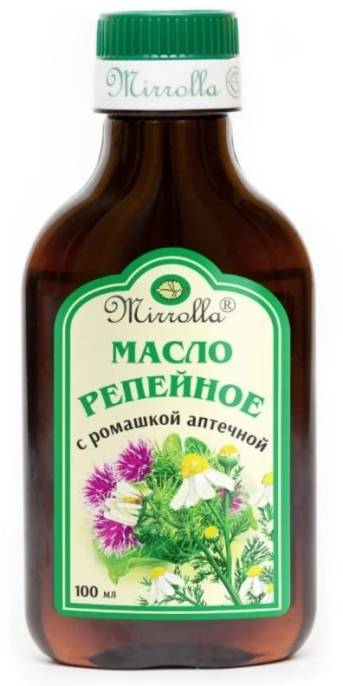 Масло репейное Мирролла 100мл