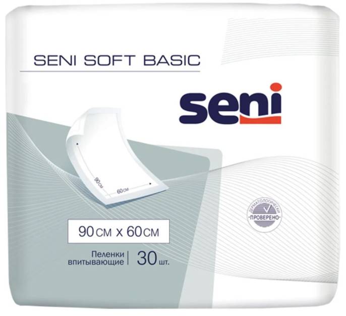 Пеленки Seni Сени Софт Basic 90 на 60 30шт