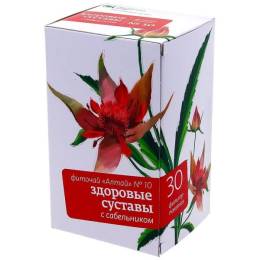 Фиточай Алтай №10: «Здоровые суставы» с сабельником, 30 ф.п.