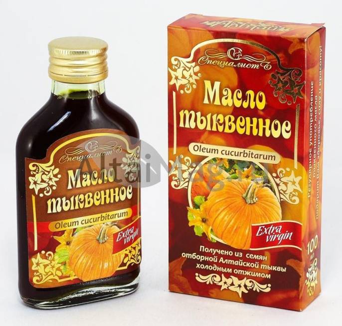 Масло тыквенное Алтай Специалист 100 мл