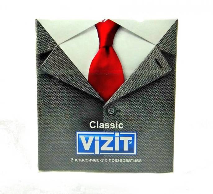 Презервативы VIZIT Classic Классические 3 шт
